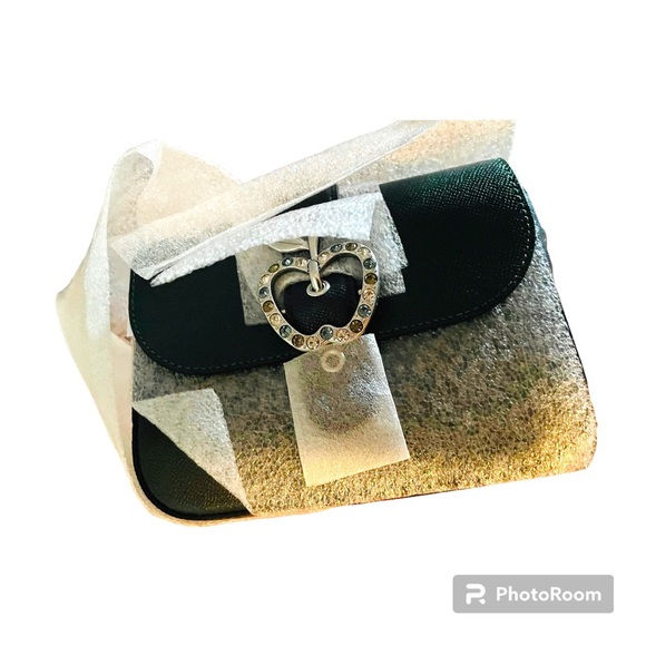 NWT Coach Gemma Forest Green/Midnight Navy Crossbody Bag - Picture 2 of 10